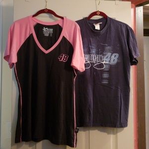 2 Nascar Jimmie Johnson Authentic Shirts